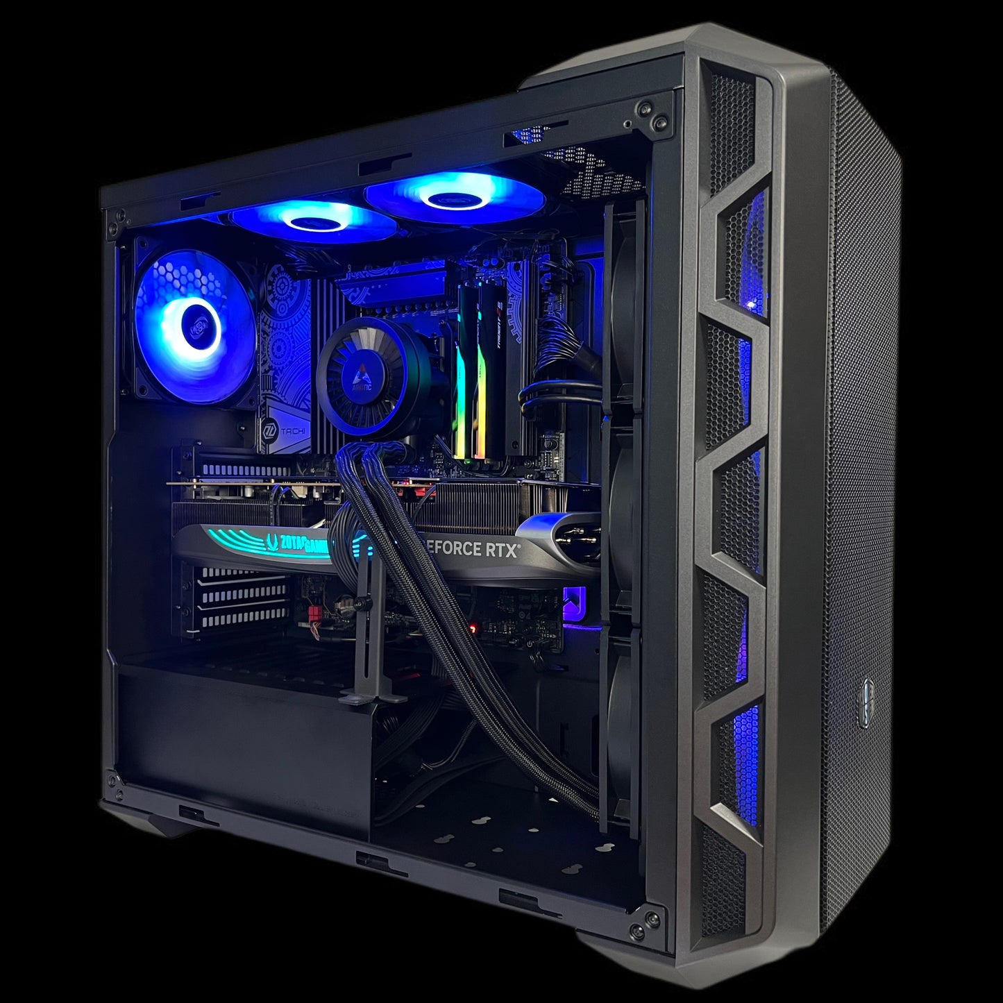 Zotac RTX 4080 GPU, Ryzen 7 9800X3D CPU Gaming Computer