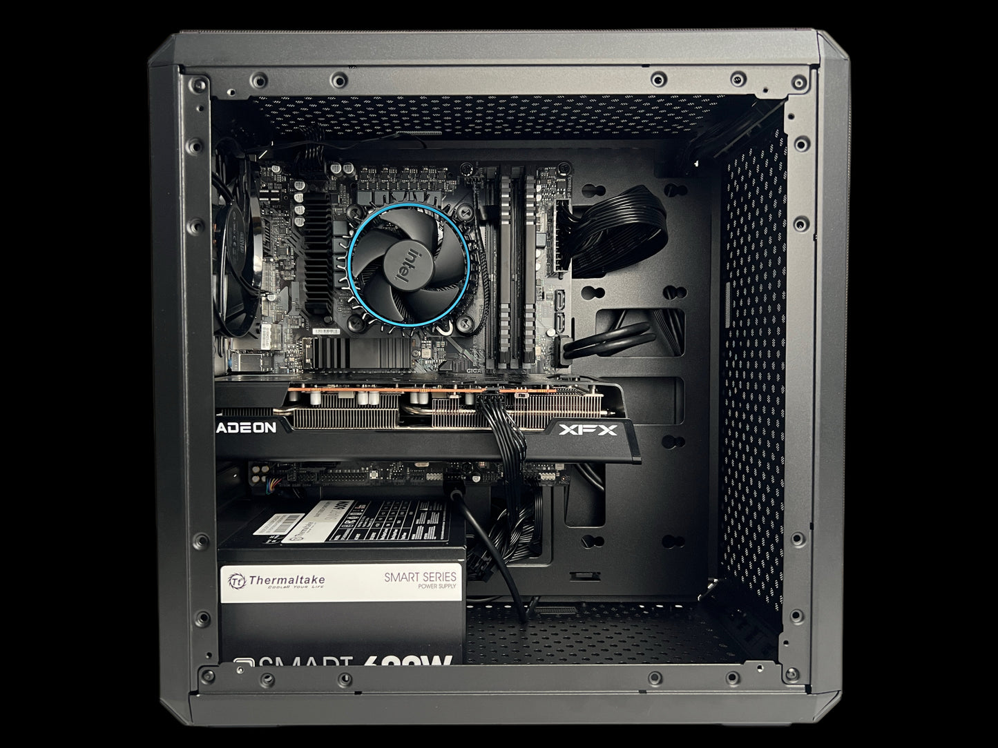 XFX AMD RX 6600xt, Intel i3 12000f Gaming Computer